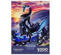 Puzzles pour Adolescents 1000 Pièces Oceans Sunrise Puzzle pour Adultes Jouet Décoration Murale Défi Difficile Est Idéal comme Cadeau 52x38cm/1000pcs