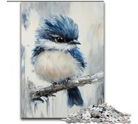 Puzzles pour Adolescents 1000 pièces Oiseau Bleu, activité familiale pour développer l'amour Entre Couples à partir de 14 Ans (Taille 26x38cm)