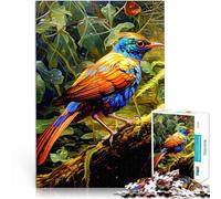 Puzzles pour Adolescents 1000 pièces Oiseau coloré pour Le Jeu éducatif Challenge Toy Car C'est Un pour Toute la Famille 38x26cm