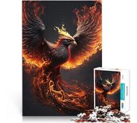Puzzles pour Adolescents 1000 pièces Oiseau Phénix Séjour Anti-Stress pour Tuer Le Temps Car C'est Un pour Toute la Famille 52x38cm