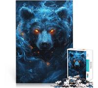 Puzzles pour Adolescents 1000 pièces Ours Astral Défi Difficile pour soulager Le Stress Cadeau d'anniversaire, Cadeaux, décoration Murale 75x50cm