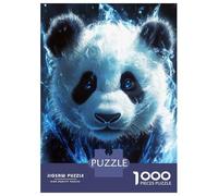 Puzzles pour Adolescents 1000 Pièces Panda in Blue Energy Puzzles pour Adultes - Décoration Murale - Jeu D'analyse Et De Logique - Cadeau Stimulant 38x26cm/1000pcs