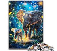 Puzzles pour Adolescents 1000 pièces Papillon Éléphant Jeux éducatifs Décoration de la Maison Jeu éducatif pour Anniversaire, Noël 50x75cm