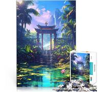 Puzzles pour Adolescents 1000 pièces Paradis Tropical Jouet éducatif intellectuel décompressant Décoration Parfaite 38x26cm