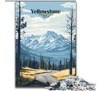 Puzzles pour Adolescents 1000 pièces Parc National de Yellowstone Jeux éducatifs Décoration de la Maison Idéal comme Cadeau pour Toute la Famille (26x38cm) 1000 pièces
