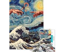 Puzzles pour Adolescents 1000 pièces Pass Joints Not Judgement Puzzles pour Adultes Jeux relaxants Motif à Assembler Cadeaux de Noël et d'anniversaire (Taille 50x75cm)