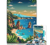 Puzzles pour Adolescents, 1000 pièces, Paysage de Sardaigne, Jouets éducatifs, Jeux familiaux, Cadeaux d'anniversaire Uniques (75x50cm)