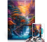 Puzzles pour Adolescents 1000 pièces Paysage Fantastique 44 Séjour Anti-Stress pour Tuer Le Temps Jeu de défi Unique 50x70cm