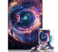 Puzzles pour Adolescents 1000 pièces Paysage Univers Fantastique 1000 pièces pour Adolescents idéal comme Cadeau pour Toute la Famille à partir de 14 Ans 26x38cm