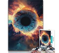 Puzzles pour Adolescents 1000 pièces Paysage Univers Fantastique, Jouets de Divertissement Familial avec Affiche et fiche de Questions-réponses Assorties (75x50cm)