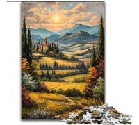 Puzzles pour Adolescents 1000 pièces Paysages de Provence, Jouet éducatif et décompressant, Cadeau d'anniversaire (Taille 26x38cm)