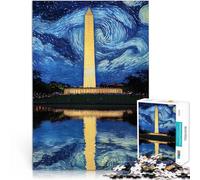 Puzzles pour Adolescents 1000 pièces Paysages et Symboles de beauté à Travers Les 63 États-Unis Défi Difficile Décoration Parfaite 75x50cm