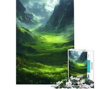 Puzzles pour Adolescents 1000 pièces paysages fantastiques pour Anniversaire Noël activités familiales Jouets Anti-Stress adaptés aux 14 Ans et Plus 38x52cm