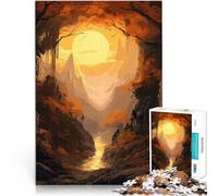 Puzzles pour Adolescents 1000 pièces Paysages Sauvages Jouet éducatif intellectuel décompressant Cadeau Amusant 75x50cm