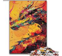Puzzles pour Adolescents 1000 pièces, Peinture à l'huile de Dragon Chinois, Jouets éducatifs et éducatifs, Cadeaux d'anniversaire Uniques pour Les 14 Ans et Plus (Taille 50x75cm)