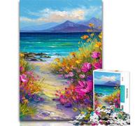 Puzzles pour Adolescents 1000 pièces Peinture à l'huile de Fleur de Pavot Puzzle 1000 pièces, Jouets éducatifs et éducatifs, Jeux de Famille, Cadeaux pour Amis et Famille 50x75cm