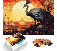 Puzzles pour Adolescents 1000 pièces Peinture Abstraite d'un Paon Analyse et logique Car C'est Un pour Toute la Famille 38x26cm