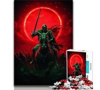 Puzzles pour Adolescents 1000 pièces, Peinture de Chevalier médiéval, Jouet éducatif et décompressant, idéal comme Cadeau pour Toute la Famille (38x26cm)