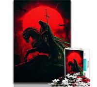 Puzzles pour Adolescents 1000 pièces, Peinture de Chevalier médiéval, Jouet éducatif et décompressant, idéal comme Cadeau pour Toute la Famille (75x50cm)