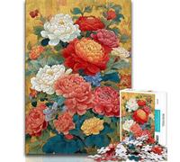 Puzzles pour Adolescents 1000 pièces, Peinture de Paysage Japonais, Jeu Stimulant et Familial avec des pièces entièrement emboîtables de Formes aléatoires (75x50cm)