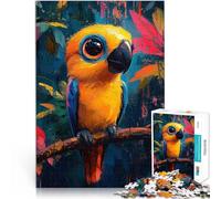 Puzzles pour Adolescents 1000 pièces Perroquet dans la Jungle Entraînez Votre Cerveau et Vos Mains Une œuvre d'art 50x70cm