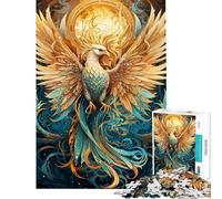 Puzzles pour Adolescents 1000 pièces Phoenix Resurrected Puzzles pour Adultes Jouets Anti-Stress mais Amusants et Humoristiques Interaction Parent-Enfant (Taille 50x75cm)