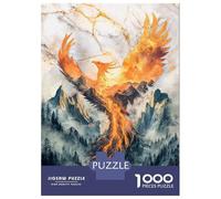 Puzzles pour Adolescents 1000 Pièces Phoenix’s Rebirth Puzzle pour Adultes Jouets Anti-Stress Améliore La Mémoire Cadeaux Anti-Stress 52x38cm/1000pcs