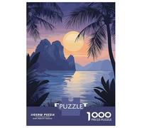 Puzzles pour Adolescents 1000 Pièces Phuket Thailand Tropical Island Sunset Puzzles pour Adolescents, Jouet, Décoration Murale, Décoration Intérieure, Interaction Parent-Enfant 52x38cm/1000pcs