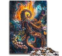 Puzzles pour Adolescents 1000 pièces Pingouins sous l'aurore boréale pour Les 14 Ans et Plus Beau Jeu de Conception Beau Jeu de Conception Superbe Cadeau 50x75cm