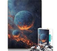 Puzzles pour Adolescents, 1000 pièces, planète Fantastique, Jouets éducatifs, Anti-Stress, Cadeaux d'anniversaire Uniques (38x26cm)