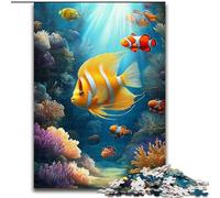 Puzzles pour Adolescents, 1000 pièces, Poissons sous-Marins, Jouets Anti-Stress, Cadeaux d'anniversaire Uniques pour Les 14 Ans et Plus (Taille 26x38cm)