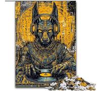 Puzzles pour Adolescents 1000 pièces Pop-Art Anubis, entraînez Votre Cerveau et Vos Mains Cadeaux d'anniversaire et Cadeaux Uniques pour Les 14 Ans et Plus (Taille 26x38cm)