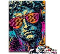 Puzzles pour Adolescents 1000 pièces Pop-Art Michel-Ange Statue de David Jeu Stimulant Jouets Offrez des Cadeaux pour Toute la Famille à partir de 14 Ans 50x75cm