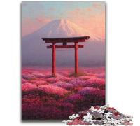 Puzzles pour Adolescents 1000 pièces Porte Torii mystérieuse Jouets Jeux éducatifs Soulagement du Stress Convient pour la décoration de Bureau 50x75cm