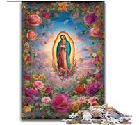 Puzzles pour Adolescents 1000 pièces Portrait de Marie la Mère, Jouets éducatifs et éducatifs pour la Famille, Cadeaux d'anniversaire et Cadeaux Uniques (Taille 50x75cm)