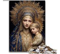Puzzles pour Adolescents 1000 pièces Portrait de Marie la Mère, pour et à partir de 14 Ans Jouets éducatifs d'apprentissage Jeux en Famille Cadeau d'anniversaire (Taille 50x75cm)