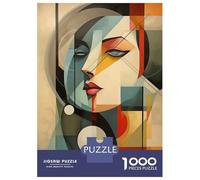 Puzzles pour Adolescents 1000 Pièces Portrait Surrealism Art Puzzle Jeux Relaxants Défi Difficile Activités Amusantes À La Maison 38x26cm/1000pcs