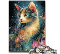Puzzles pour Adolescents 1000 pièces, Portraits de Chat, pour Adultes, idéal comme Cadeau pour Toute la Famille à partir de 14 Ans (50x75cm)