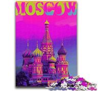 Puzzles pour Adolescents 1000 pièces Poster du Monde Difficile à compléter mais Amusant et Humoristique Jeu éducatif pour Anniversaire 26x38cm