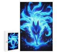 Puzzles pour adolescents 1000 pièces Power Kitsune Fox Puzzle pour Adultes Jeux Relaxants Défi Difficile Défi Éducatif 1000 PCS