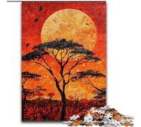 Puzzles pour Adolescents 1000 pièces Prairies africaines, Jouet éducatif et décompressant, idéal comme Cadeau pour Toute la Famille (Taille 50x75cm)