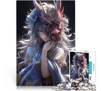 Puzzles pour Adolescents 1000 pièces Princesse Dragon Jeu Familial Anti-Stress Défi Difficile Décoration Parfaite 38x26cm