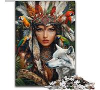 Puzzles pour Adolescents 1000 pièces Princesse Indienne, éducatifs et éducatifs, idéal comme Cadeau pour Toute la Famille (Taille 50x75cm)