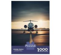 Puzzles pour Adolescents 1000 Pièces Private Jet Travel Puzzle À Faire Soi-même, Jouet Anti-Stress, Interaction Parent-Enfant 52x38cm/1000pcs
