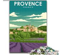 Puzzles pour Adolescents, 1000 pièces, Provence, France, Sunny Art, Jeu Stimulant et Familial, Cadeaux du Père Noël Secret (26x38cm), 1000 pièces