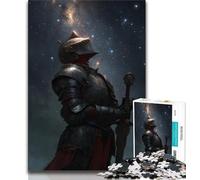 Puzzles pour Adolescents 1000 pièces Puissant Chevalier médiéval Puzzles pour Adolescents, idéal comme Cadeau pour Toute la Famille Convient aux Enfants de 14 Ans et Plus (Taille 75x50cm)