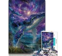 Puzzles pour Adolescents 1000 pièces Puzzle Baleine mystérieuse, Jeux éducatifs Décoration d'intérieur Cadeau d'anniversaire, Cadeaux, Art Mural 75x50cm