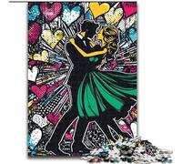 Puzzles pour Adolescents 1000 pièces Puzzle Couple Graffiti, Jouet éducatif et décompressant, idéal comme Cadeau pour Toute la Famille (Taille 26x38cm)