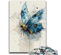 Puzzles pour Adolescents 1000 pièces Puzzle Fantasy Butterfly Jeu éducatif Difficile à compléter mais Amusant et Humoristique pour Anniversaire 50x75cm
