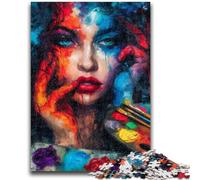 Puzzles pour Adolescents, 1000 pièces, Puzzle Femme Africaine, Jeu éducatif, défi, Jouet, à Offrir en Cadeau à Toute la Famille, 26x38cm